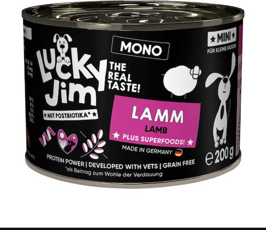 Lucky Jim Υγρή Τροφή Σκύλων με Αρνί 200gr