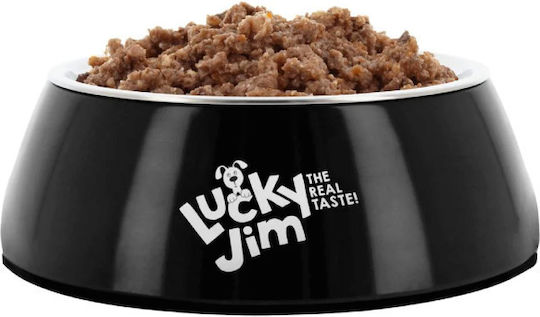 Lucky Jim Υγρή Τροφή για Κουτάβια με Βοδινό, Μοσχάρι, Σολομό, Κρέας, Πατσά, Συκώτι και Καρότο 6x400gr