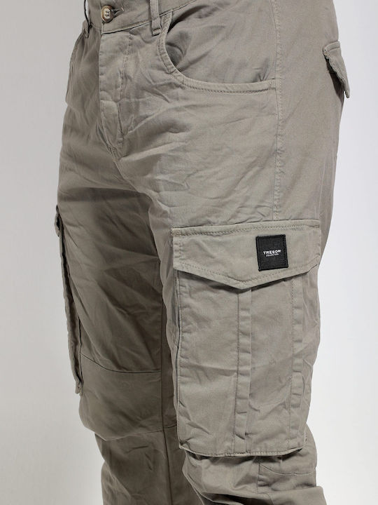 Pantalon Barbat Cargo Verde Olive