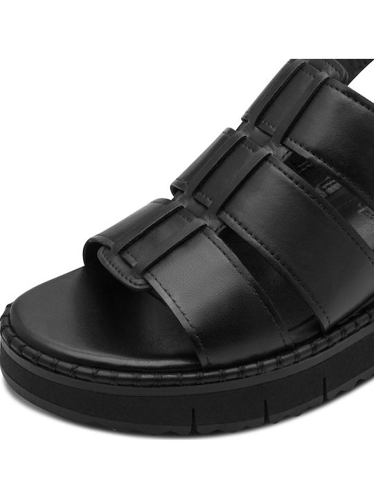 Sommer Damenplattformen Schwarz