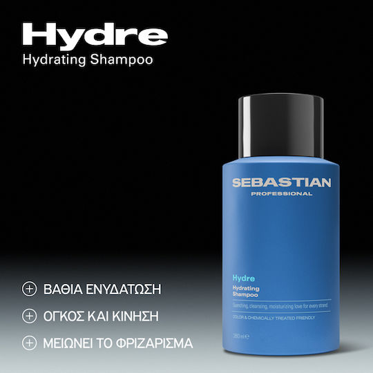 Sebastian Professional Hydre Shampoos against Dry Scalp for Frizzy Hair 280ml