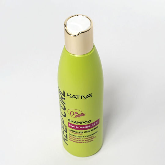 Kativa Keep Curl Definition & Cleansing Shampoos Hydration & Smoothing for Curly Hair 250ml