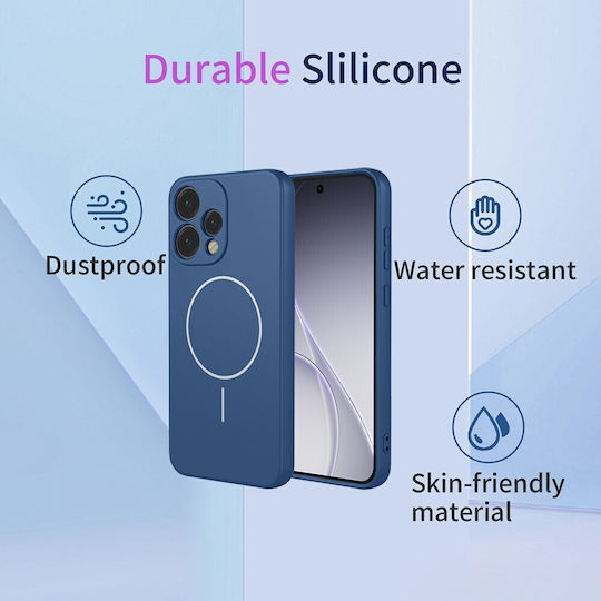 Течен Заден Калъф Силикон Черен (Oppo Reno15 5G)