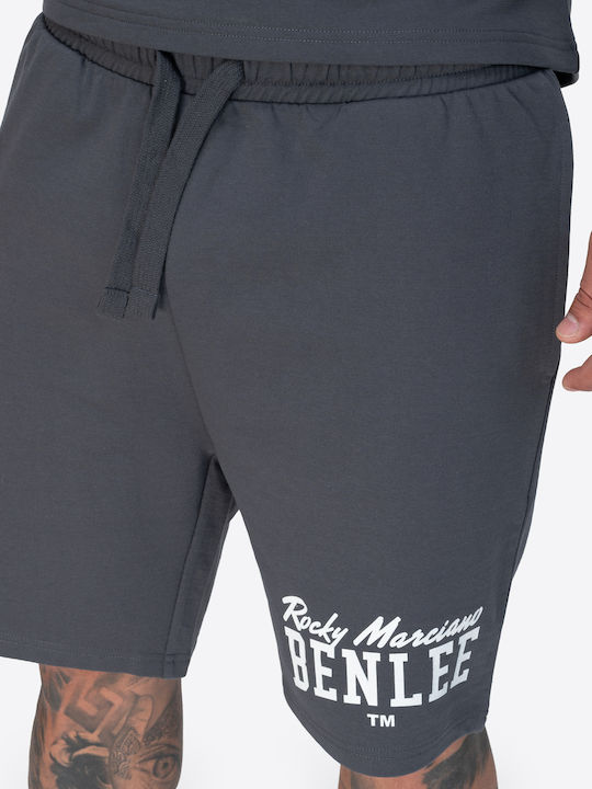 Men's Anthracite White Bermuda