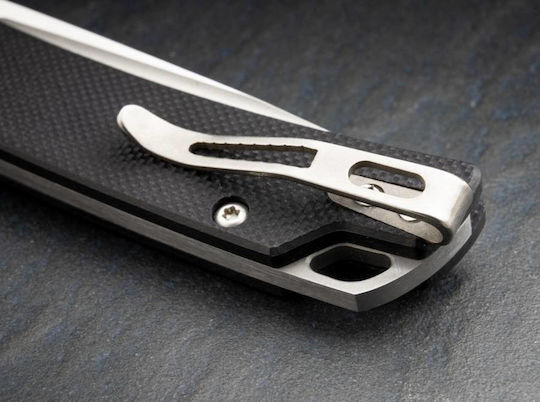 Boker Messer mit Verriegelungsmechanismus Schwarz in Scheide