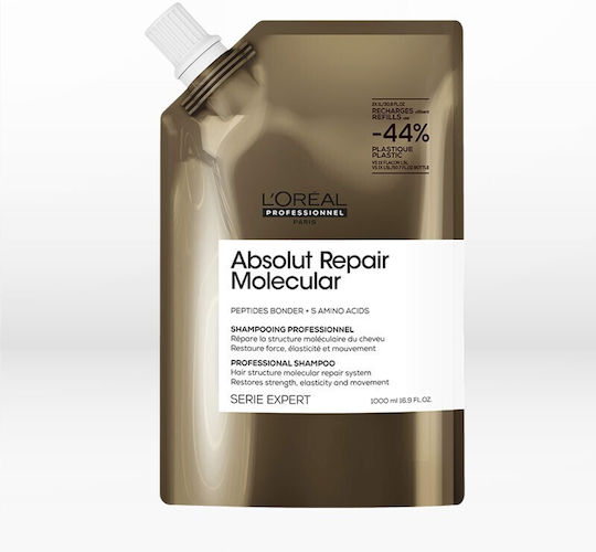L'Oréal Professionnel Absolut Repair Molecular Nachfüllung Shampoos für Beschädigt Haare 1000ml