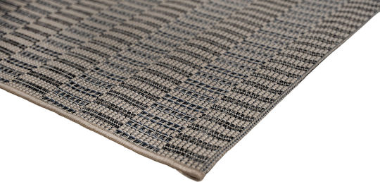 Tzikas Carpets Комплект Съвременни Килими За Спалня Слама Сиви 216-0-335-23018-095 3 Бройки