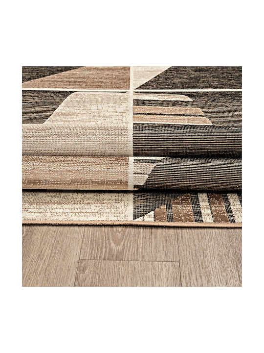 Newplan Lux 3070/80 Summer Bedroom Rug Sets Brown 3 Pieces