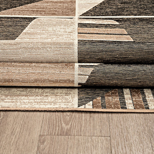 Newplan Lux 3070/80 Summer Bedroom Rug Sets Brown 3 Pieces