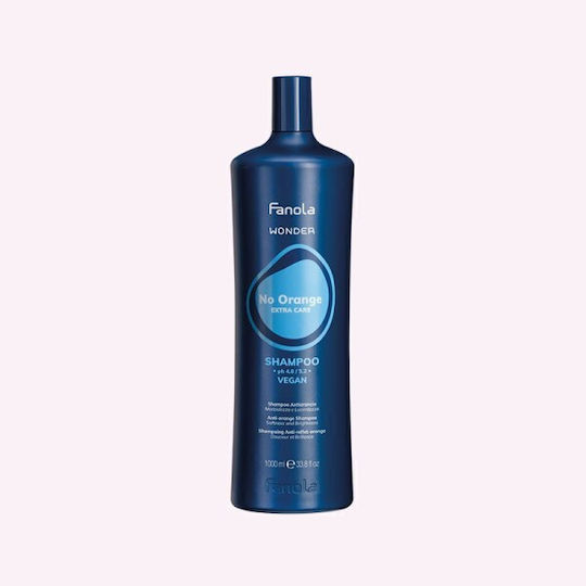 Fanola Wonder No Orange Extra Care Shampoos Hydration & Shine for Coloured Hair 1000ml