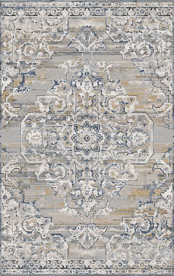 Saray Home Indris Σετ Χαλιά Κρεβατοκάμαρας Ιβουάρ / Μπλε IDR06-SET 3τμχ Saray Home Indris Σετ Χαλιά Κρεβατοκάμαρας Ιβουάρ / Μπλε IDR06-SET 3τμχ