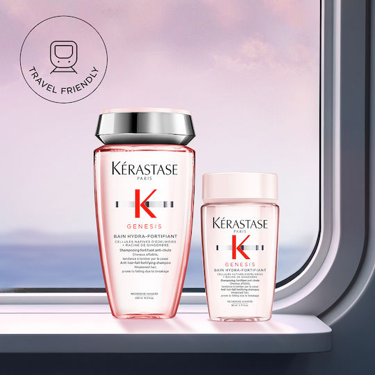Kérastase Genesis Bain Hydra-fortifiant Σαμπουάν κατά της Τριχόπτωσης για Ξηρά Μαλλιά Μαλλιά 80ml