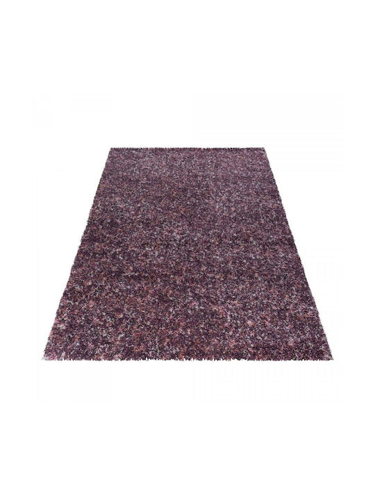 Lanudo 4500A Shaggy Bedroom Rugs Set Lila 3pcs