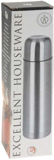 Excellent Houseware Thermos Bottle Stainless Steel 750ml Gray