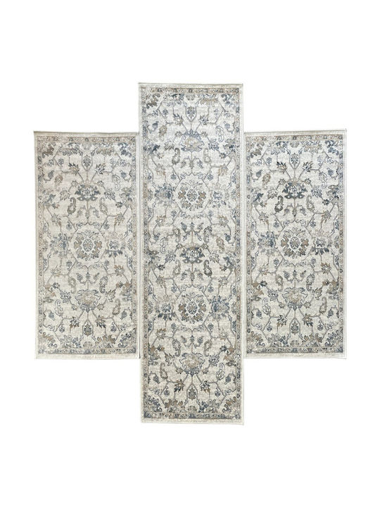 Ragolle 84017-6262 Set Modern Covoare pentru dormitor Visconti Bej 84017-6262 3buc