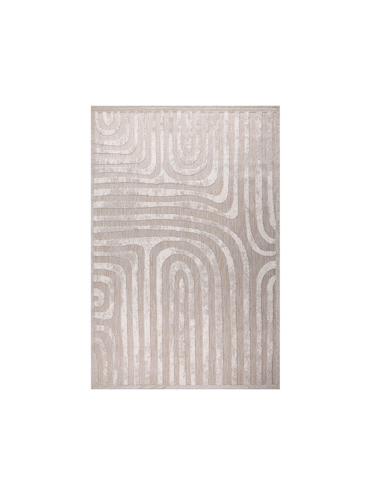 Beauty Home Sahara Art 9970 Modern Wicker Bedroom Rugs Set Beige 9970-ΣΕΤ 3pcs