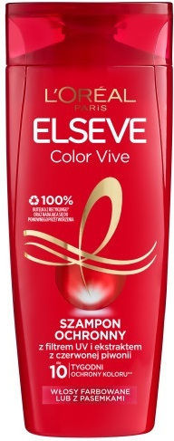 L'Oreal Paris Elseve Color Vive Σαμπουάν Αναδόμησης/Θρέψης & Διατήρησης Χρώματος για Βαμμένα Μαλλιά 400ml