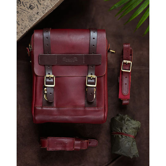 Damentasche Leder 4,4l Cherry Motorrad-Tanktaschen
