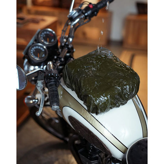 Trip Machine Motorrad-Tanktaschen Lederne 4.4lt Waldgrün