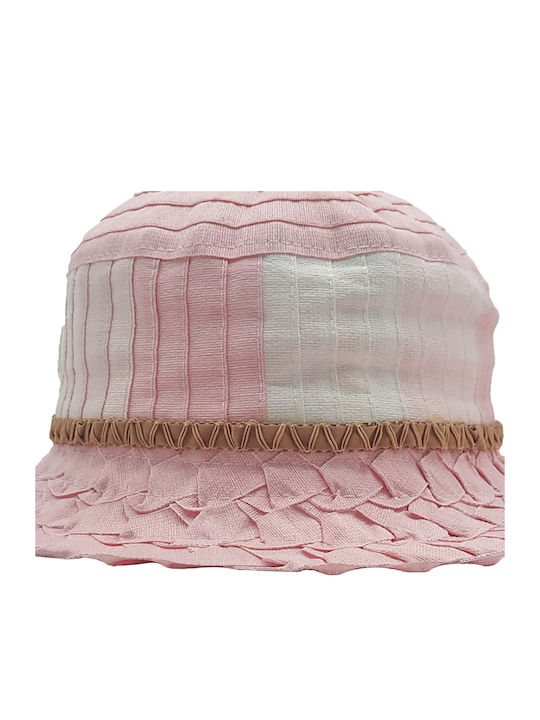 Brims and Trims Kids' Fabric Pink Hat