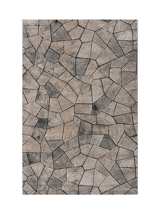Beauty Home Serena 9837 Σετ Μοντέρνα Χαλιά Κρεβατοκάμαρας Beige Grey BH390689 3τμχ