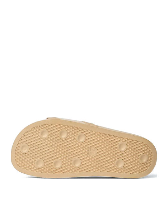 Flip Flops in Beige Colour