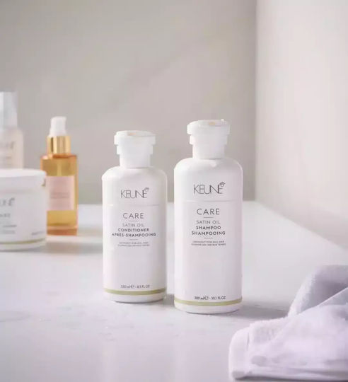 Keune Care Satin Oil Shampoos Shine for All Hair Types 300ml