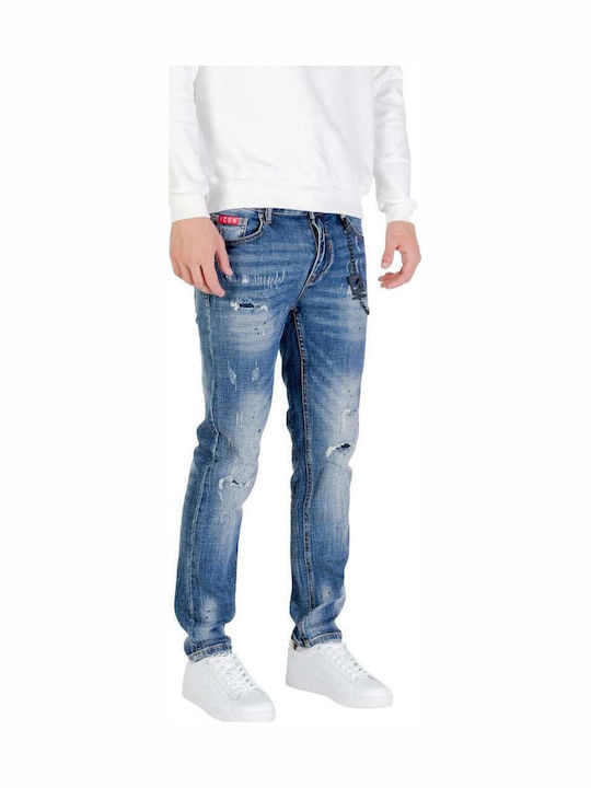 Herren Jeanshosen Blau ICUF2W6D018 Blau