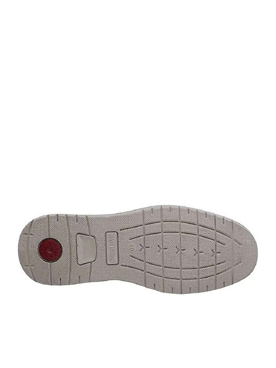 Leather Men's Loafers In Beige Colour