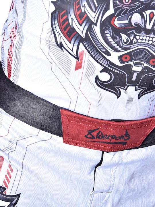 8 Weapons Men's Short Sleeve Shirt 8300023-4-WHRE for Jiu-Jitsu White