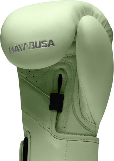 Hayabusa T3 Kanpeki Leather Boxing Gloves for Competition Green