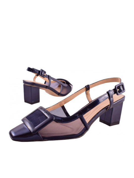 Heels with Medium Heel Blue