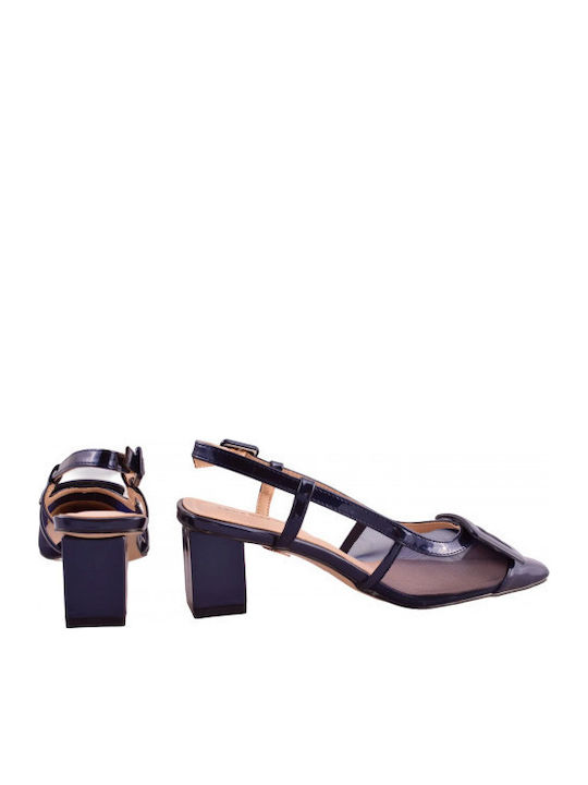 Heels with Medium Heel Blue