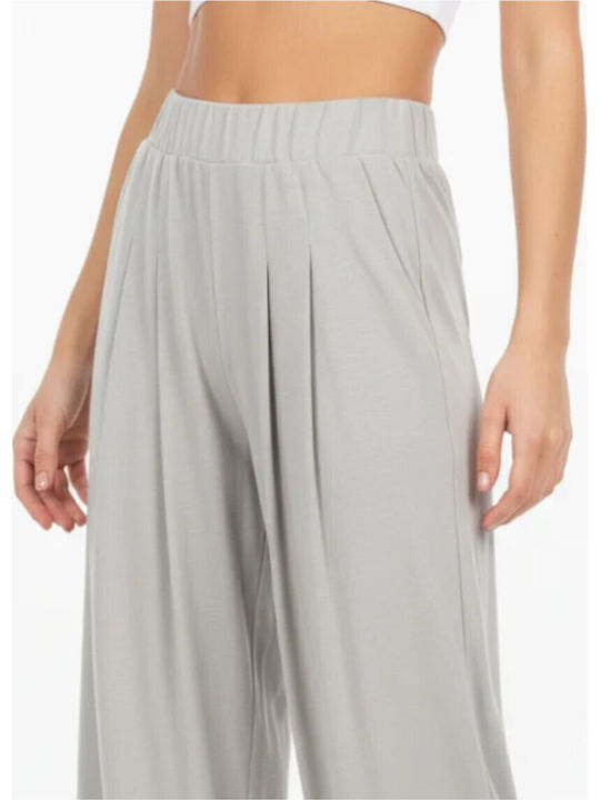 Flared Sweatpants Gray Paco