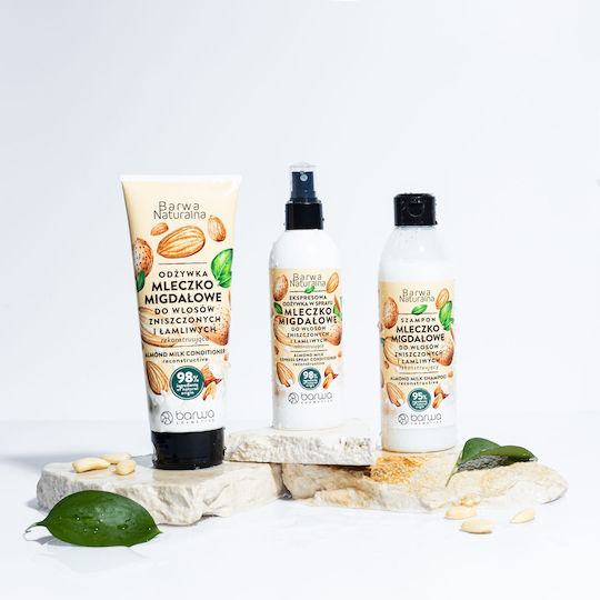 Barwa Almond Milk Σαμπουάν για Ταλαιπωρημένα Μαλλιά 300ml