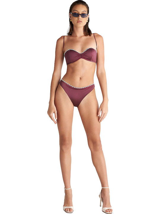 Bikini Slip Μελιτζανί