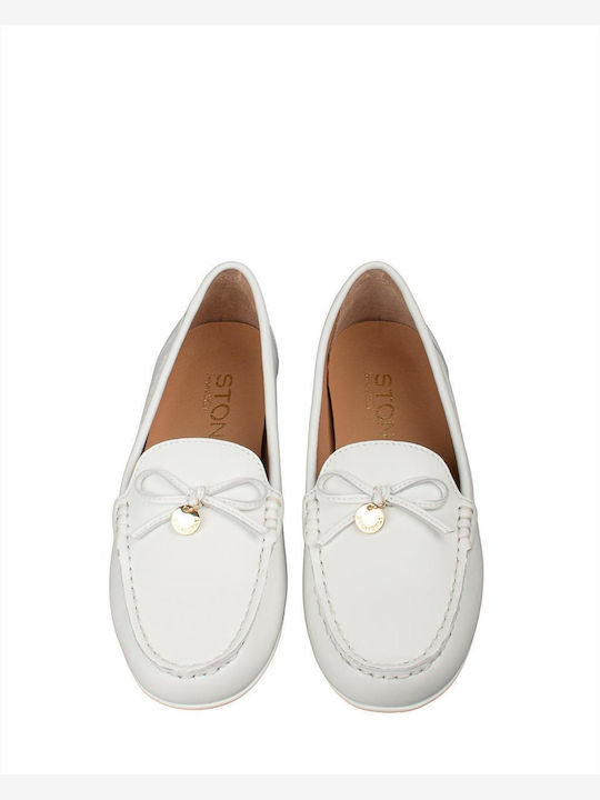 Γυναικεία Loafers σε Λευκό Χρώμα