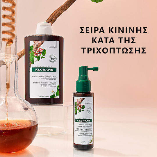 Klorane Shampoos against Hair Loss for Fragile, Αντι-Θραύση Hair 400ml