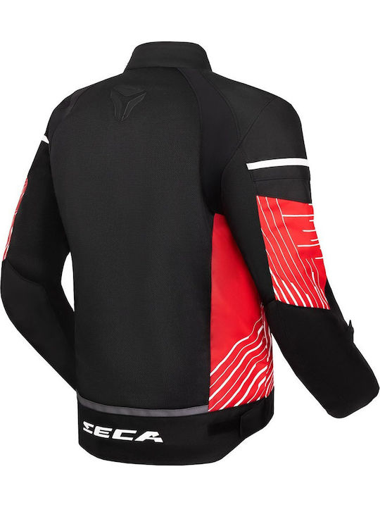 Seca Summer Way Ανδρικό Μπουφάν Καλοκαιρινό Black/Red Seca Summer Way Ανδρικό Μπουφάν Καλοκαιρινό Black/Red