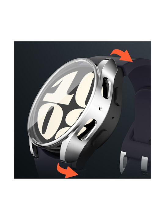 Προστασίας Carcasă de Silicon în culoarea Negru pentru Samsung Galaxy Watch 7 (44mm)