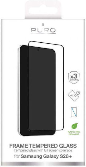 Puro Προστασία Κάμερας Tempered Glass Μαύρο για το Samsung Galaxy S26 Plus