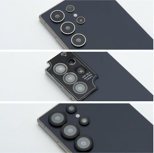 Blue Star Camera Protection Tempered Glass Black for Galaxy A36