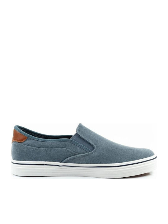 Calypso Slip-On-uri Pentru Bărbați Din Material Albastru