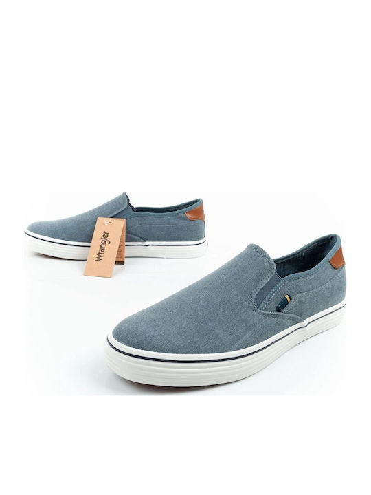 Calypso Slip-On-uri Pentru Bărbați Din Material Albastru
