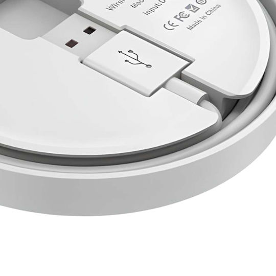 Budi Wireless Charger (Qi Pad) 10W Whites (BDG3A3000)