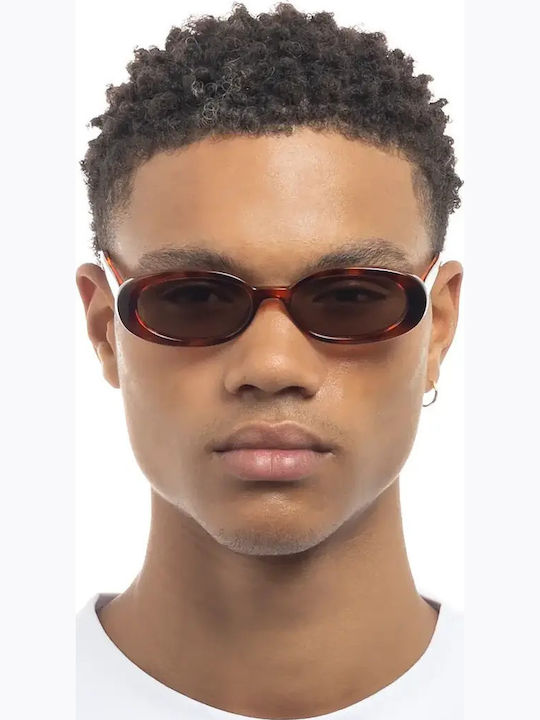 Le Specs Outta Love Feminini Ochelari de soare cu Maro Tortoise Cadru și Maro Polarized Lentilă