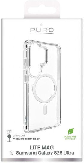 Puro Lite Mag Back Cover Transparent (Galaxy S26 Ultra)