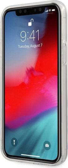 Guess Triangle Collection Back Cover Πλαστικό / Σιλικόνης Λευκό (iPhone 12 / 12 Pro)