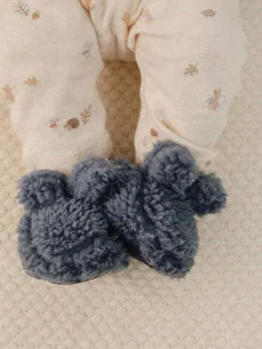 Little Dutch Βρεφικά Μποτάκια Αγκαλιάς Γκρι Teddy