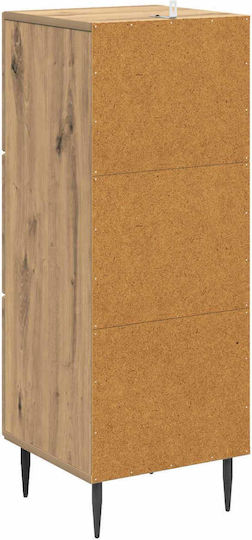 Sertar De Depozitare Din Lemn Cu 3 Sertare M33xL34.5xÎ89.5cm